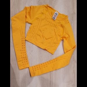 Gymshark Glow Long sleeve Seamless Crop Top